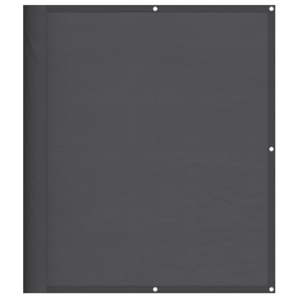 Balkongskjerm antrasitt 120x700 cm 100% polyester oxford