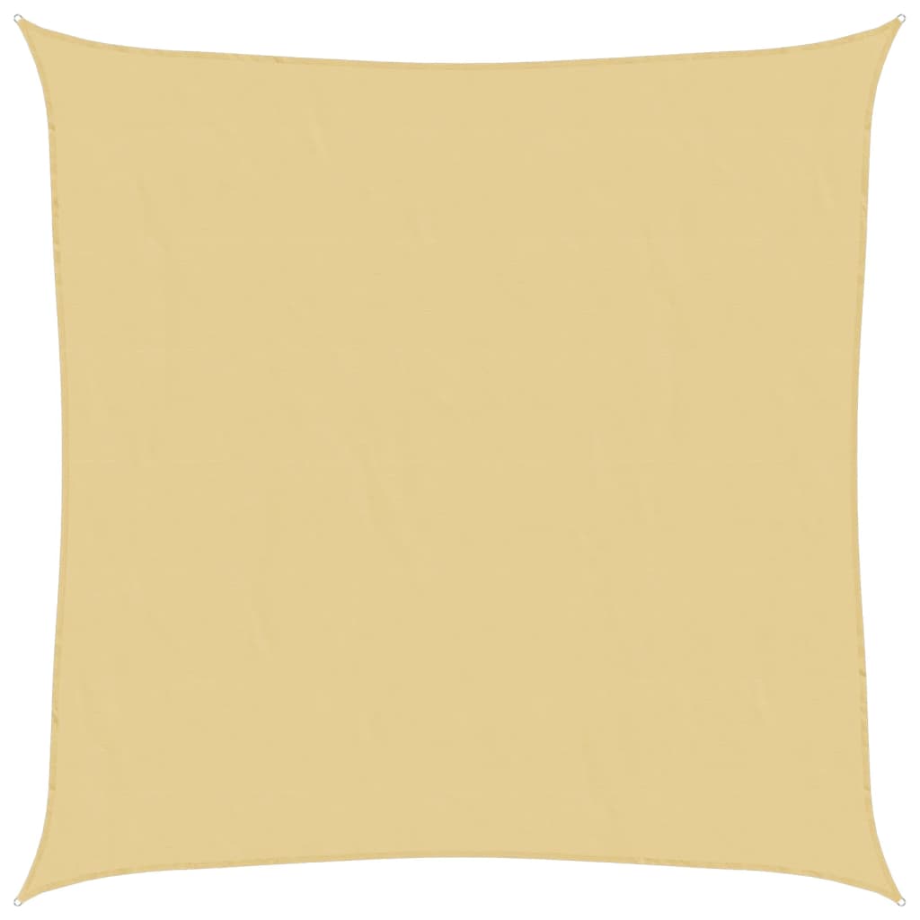 Solseil sand 5x5 m 100% polyester oxford