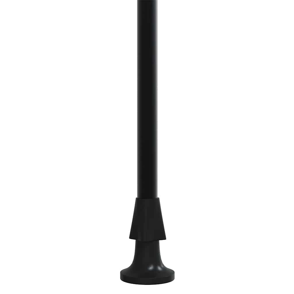 Uttrekkbar markise antrasitt 400x150 cm stoff og stål