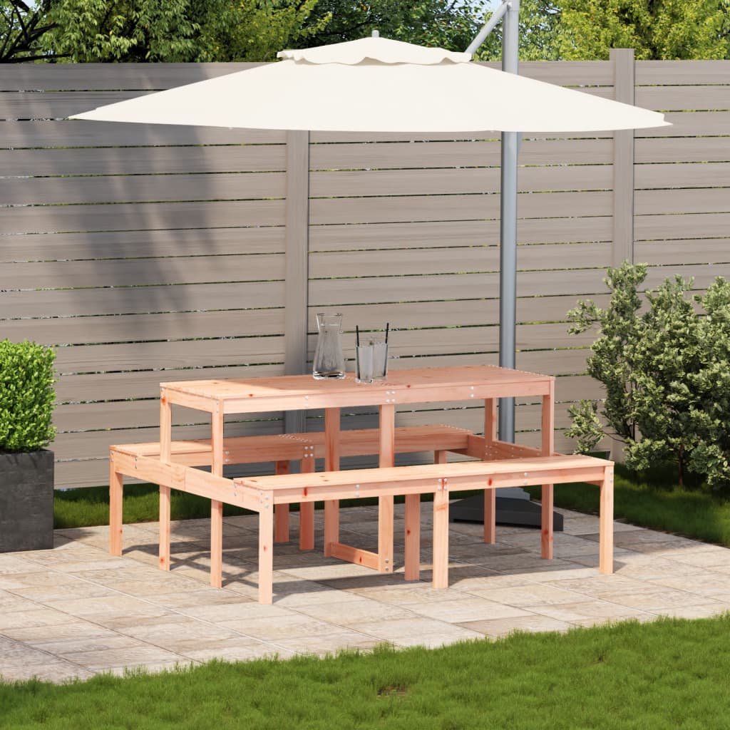 Piknikbord 160x134x75 cm heltre douglasgran