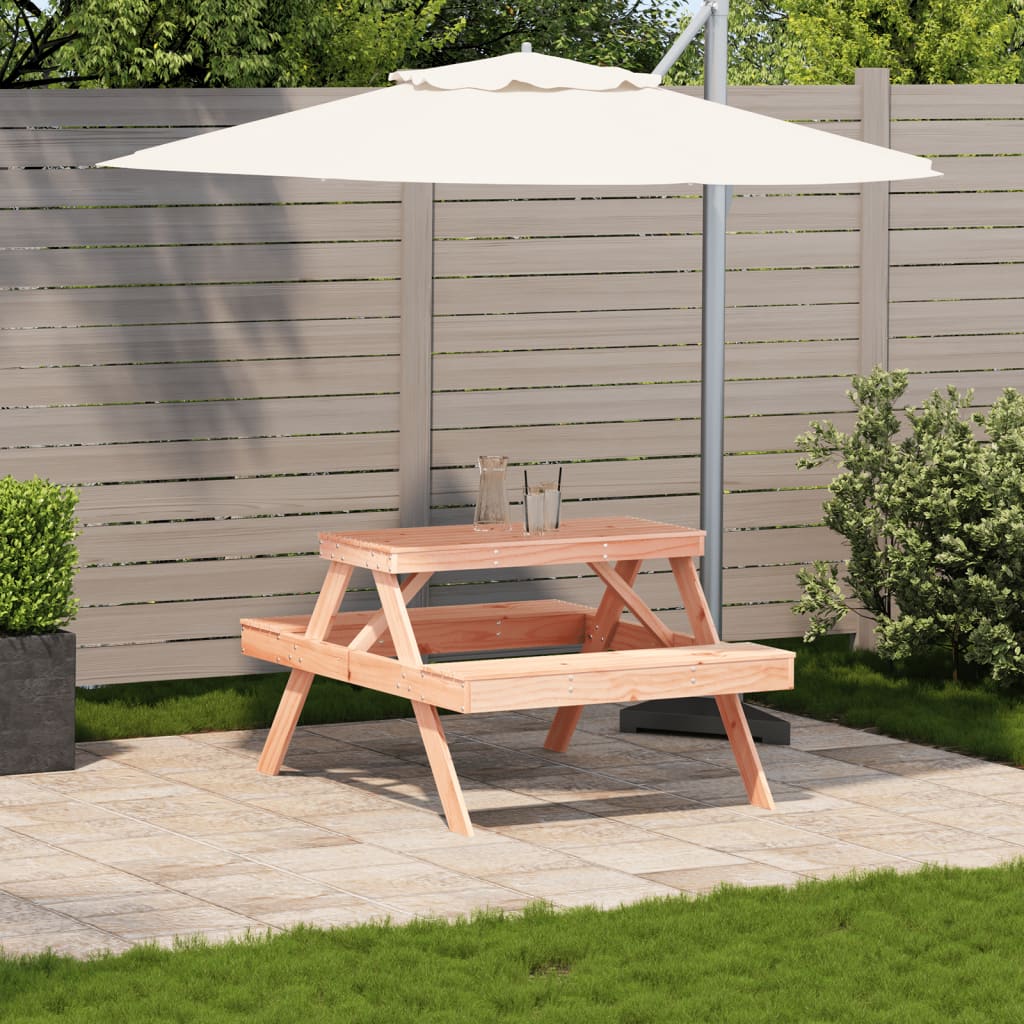 Piknikbord 105x134x75 cm heltre douglasgran