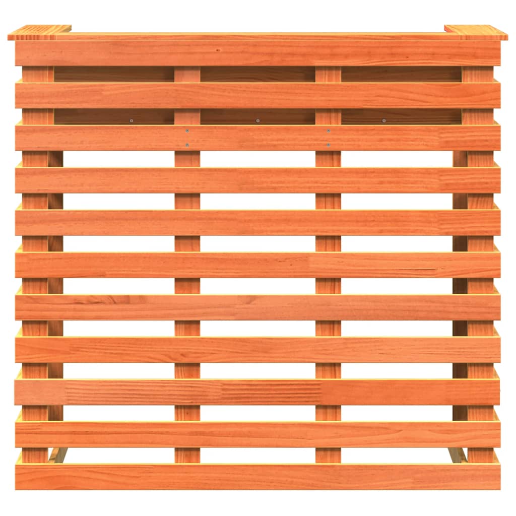 Utendørs barbord voksbrun 113,5x50x103 cm heltre furu