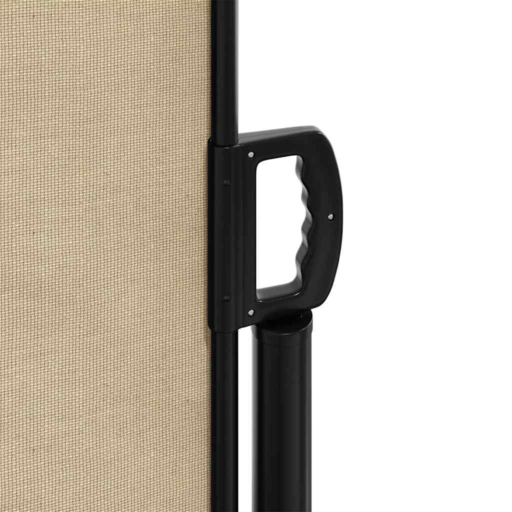 Uttrekkbar sidemarkise beige 170x300 cm