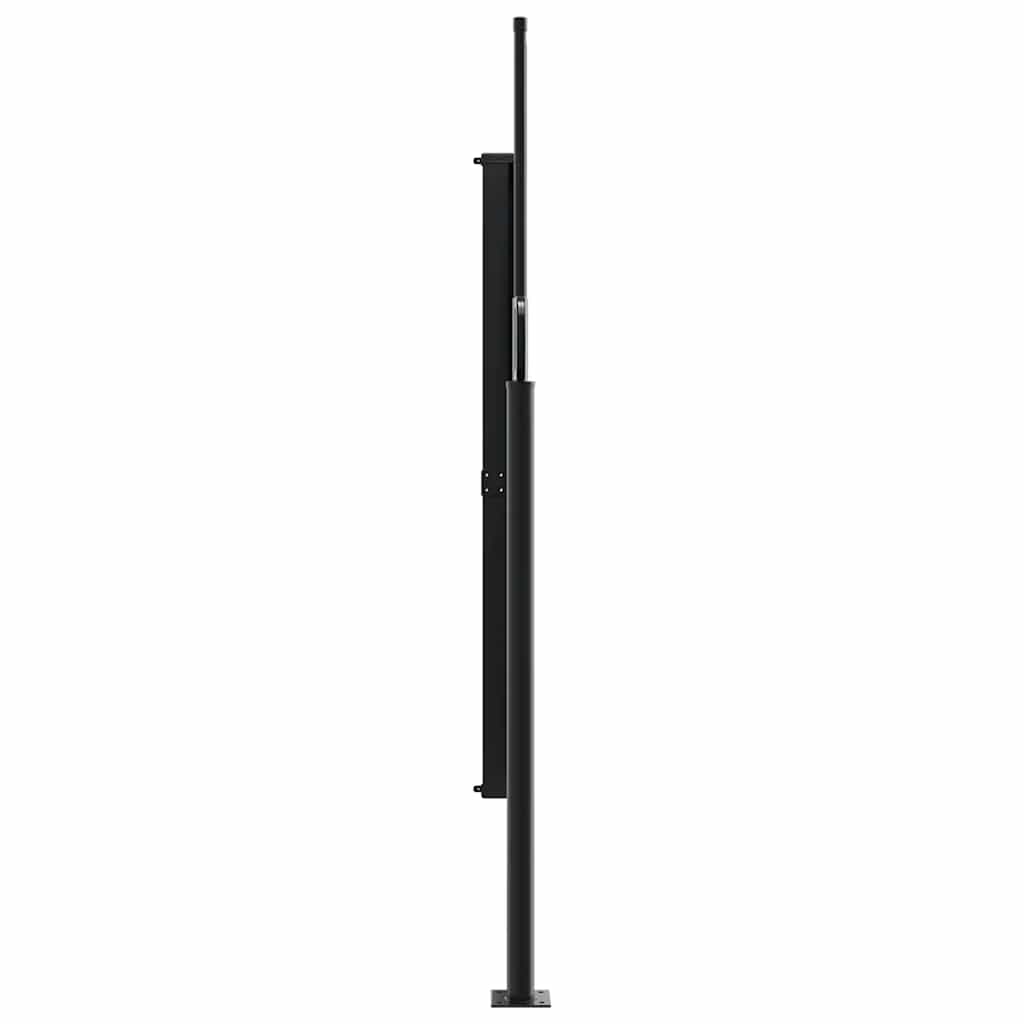 Uttrekkbar sidemarkise mørkegrønn 170x300 cm
