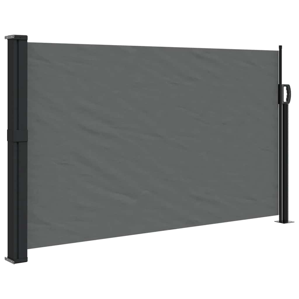Uttrekkbar sidemarkise 120x600 cm antrasitt