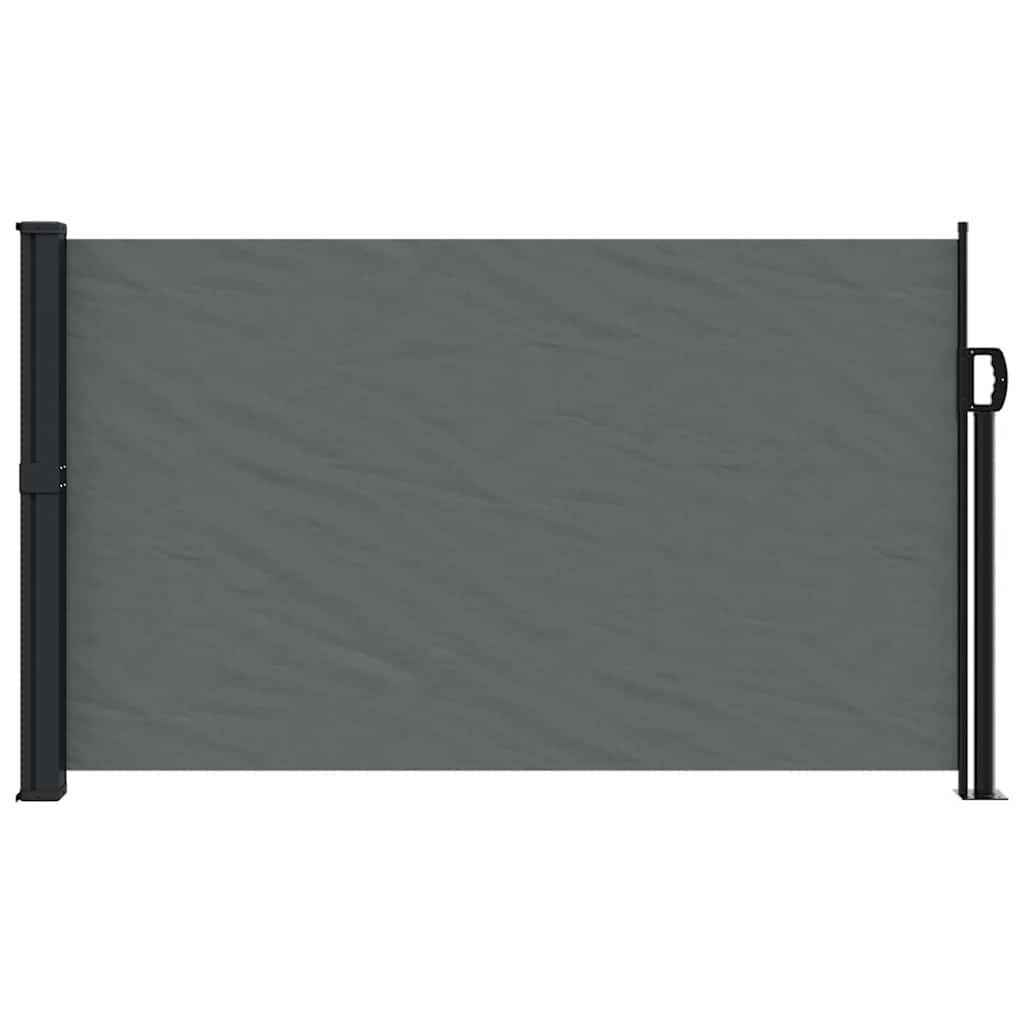 Uttrekkbar sidemarkise 120x600 cm antrasitt