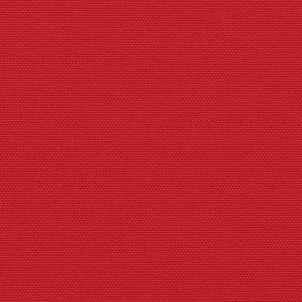 Uttrekkbar sidemarkise 200x1200 cm rød