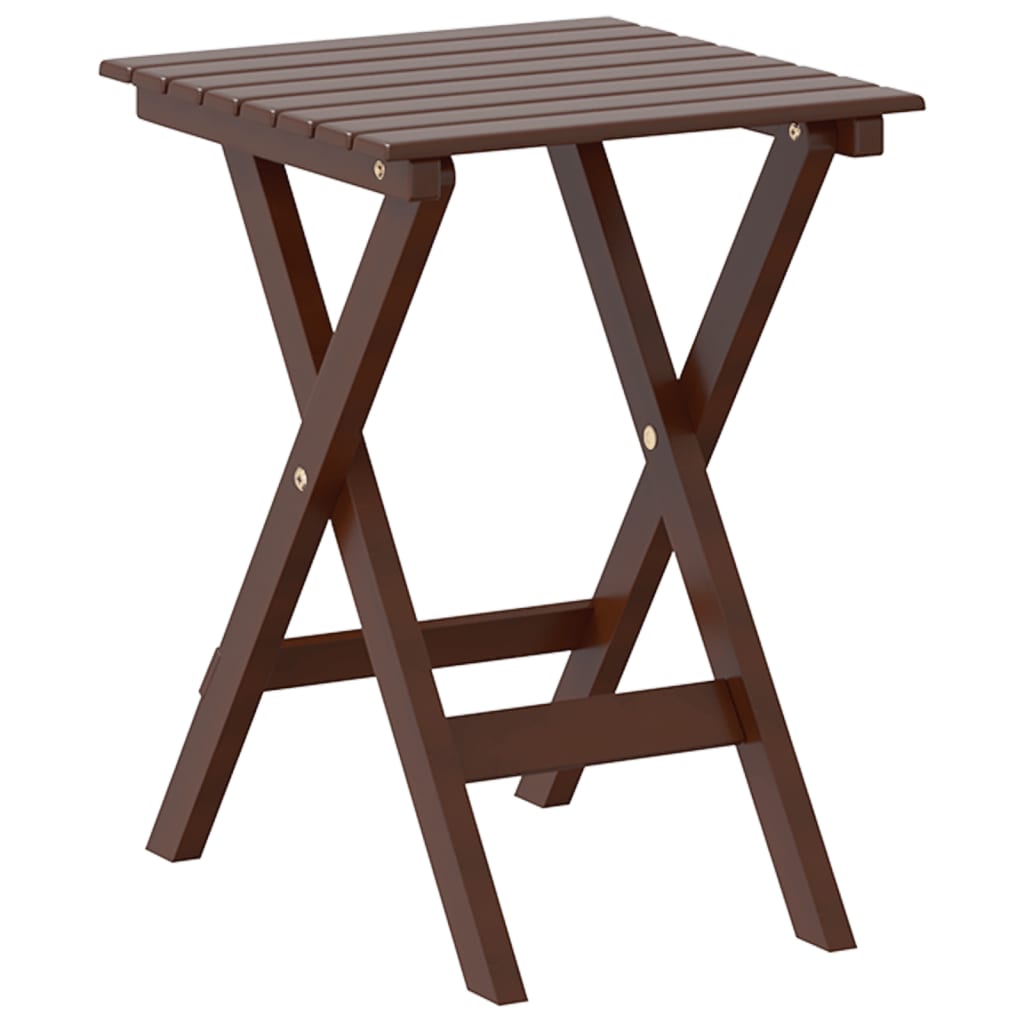 Sammenleggbart sidebord brun heltre poppeltre