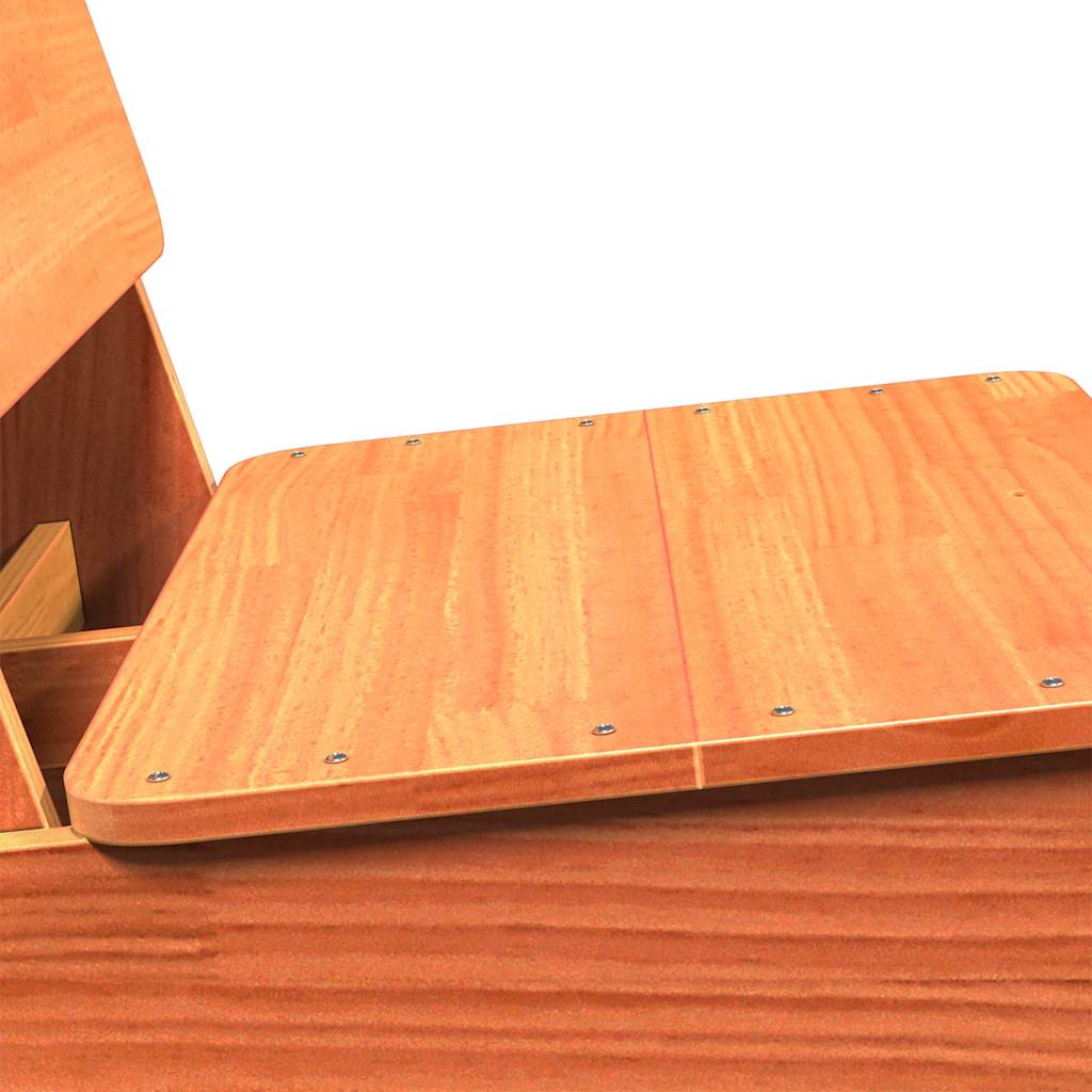 Hagestol voksbrun 60x64x70,5 cm heltre furu
