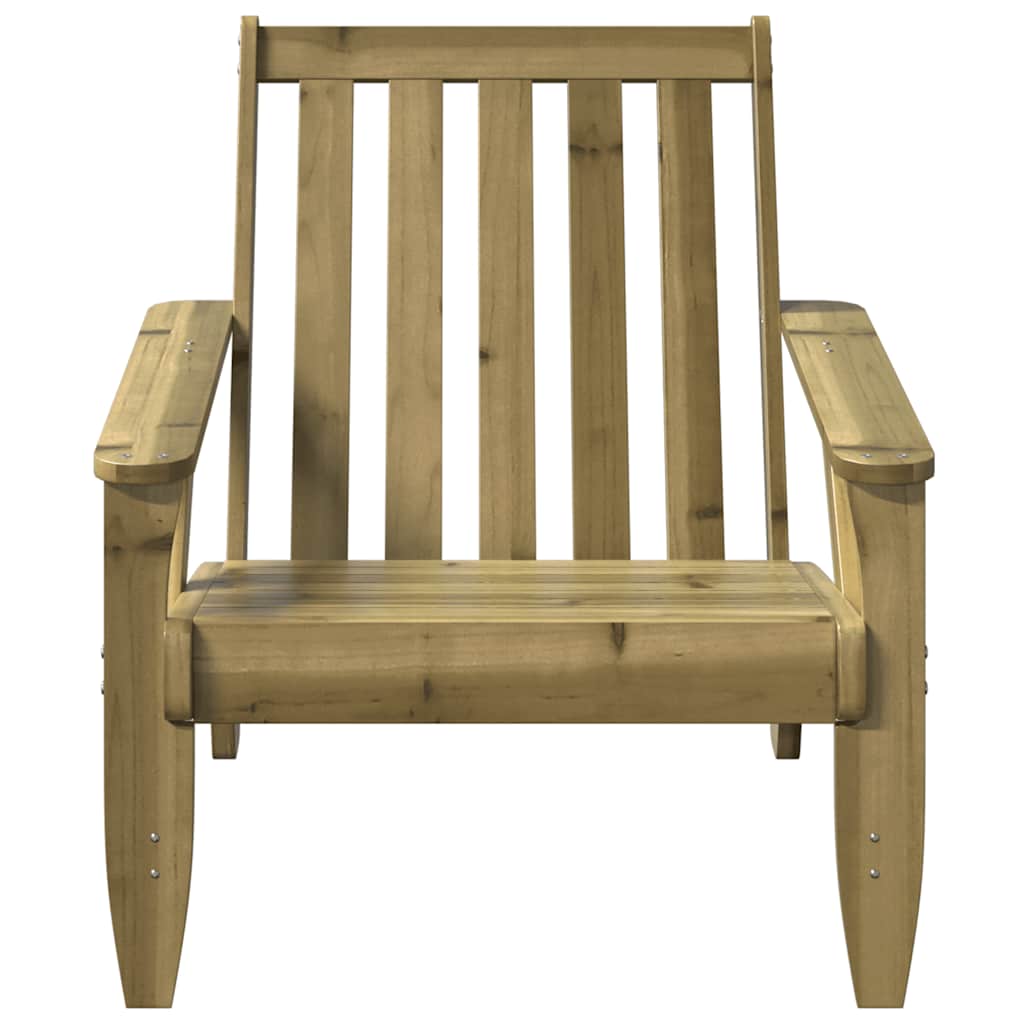 Adirondack hagestol 75x77x77 cm impregnert furu