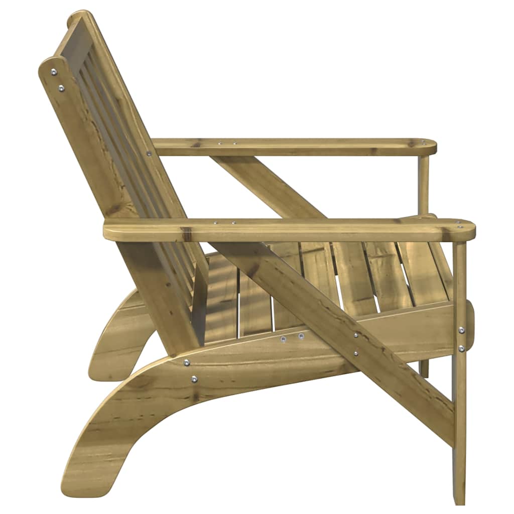 Adirondack hagestol 75x77x77 cm impregnert furu