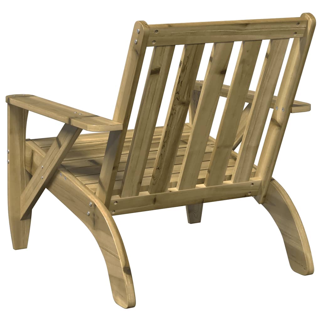 Adirondack hagestol 75x77x77 cm impregnert furu