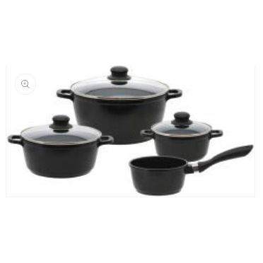 Elo Black Cast Grytesett Set