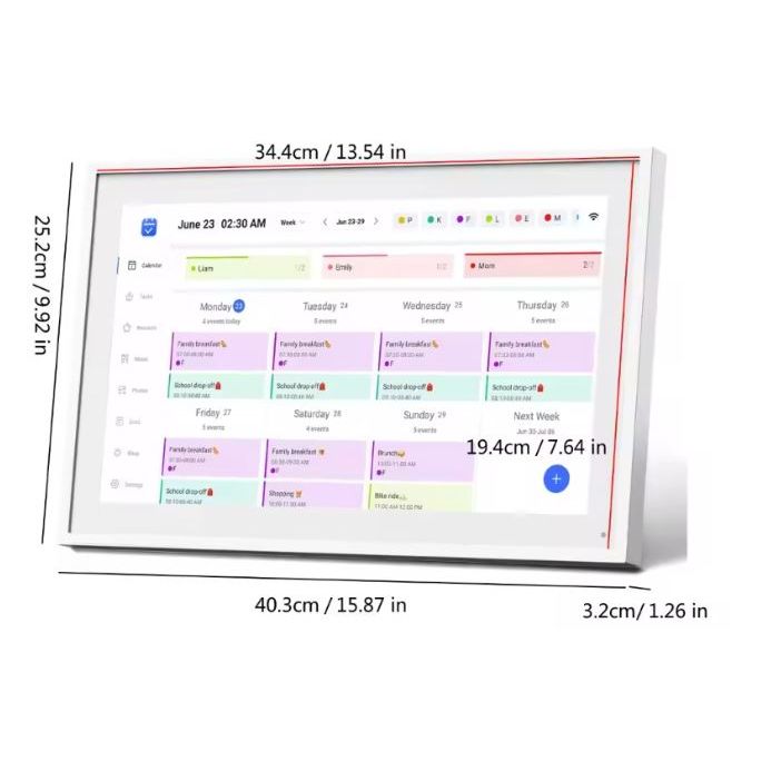 Digital Touch Familie Kalender