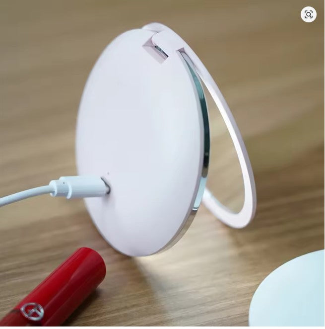 Sminkespeil med LED lys Pink Blush 2 for 1