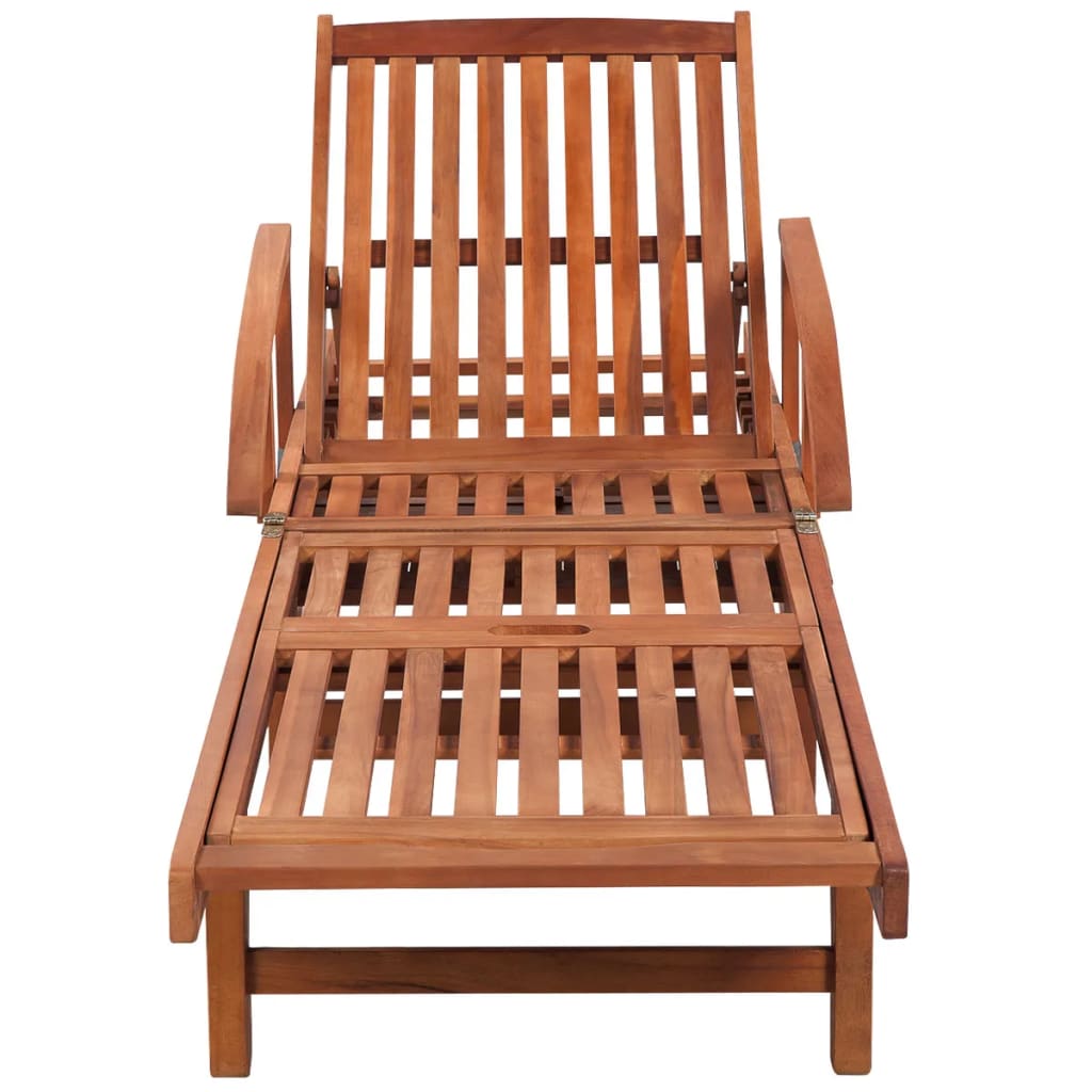Solsenger 2 stk med bord heltre akasie