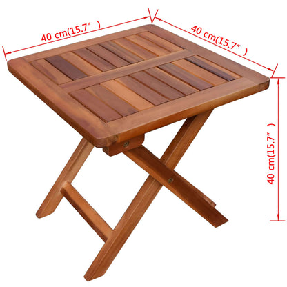 Solsenger 2 stk med bord heltre akasie