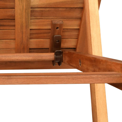 Solsenger 2 stk med bord heltre akasie