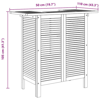 Barbord 110x50x105 cm heltre akasie