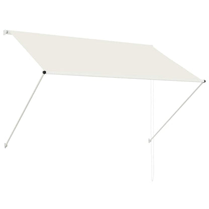 Uttrekkbar markise 200x150 cm kremhvit