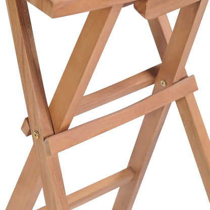 Foldbare barkrakker 2 stk heltre teak