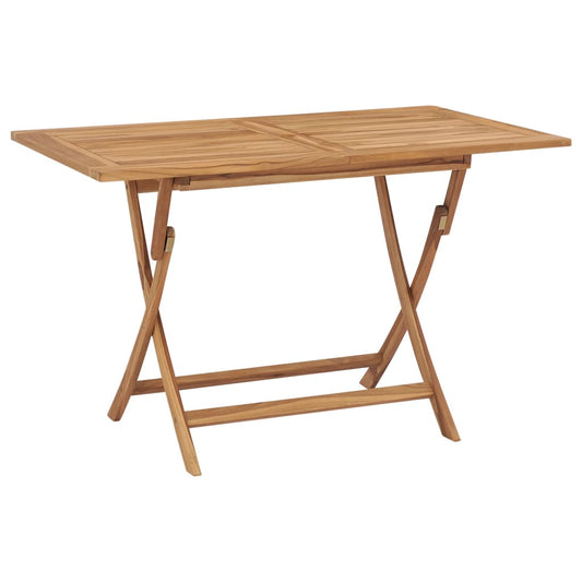 Sammenleggbart hagebord 120x70x75 cm heltre teak