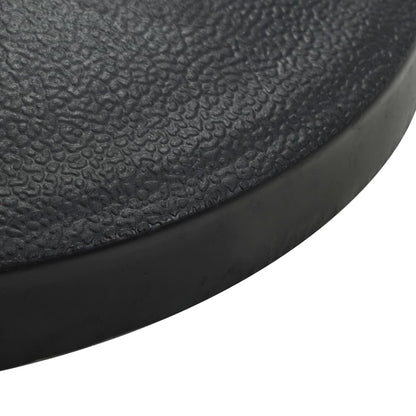 Parasollfot polyresin rund 19 kg svart