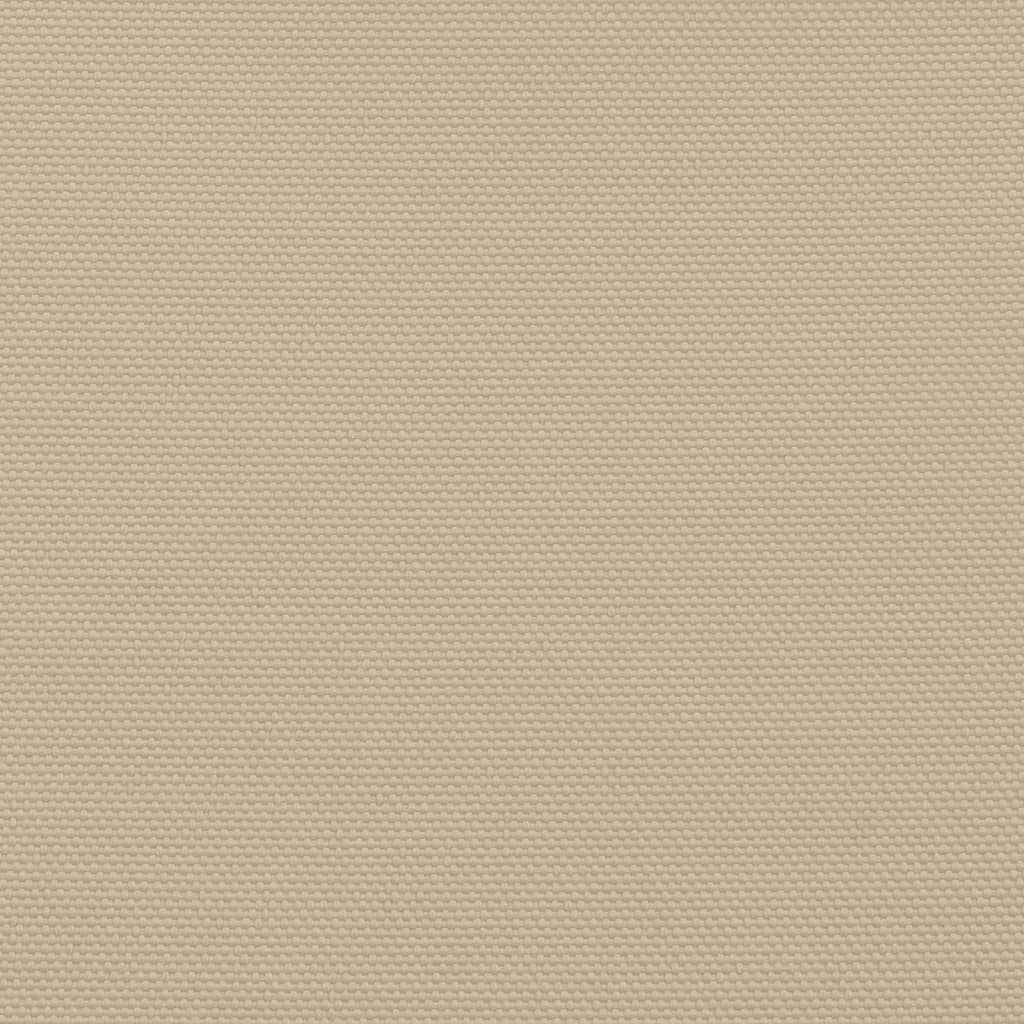 Solseil oxfordstoff rektangulær 2x4 m beige
