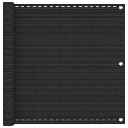 Balkongskjerm HDPE 90x600 cm Antrasitt