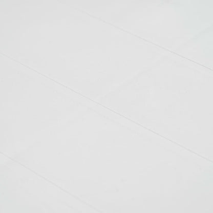 Hagebord 79x79x72 cm plast rottingdesign hvit