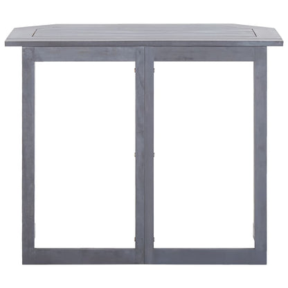 Sammenleggbart balkongbord 90x50x74 cm heltre akasie