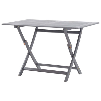 Sammenleggbart hagebord 120x70x75 cm heltre akasie