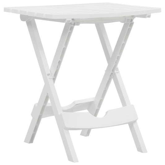 Sammenleggbart hagebord 44,5x38,5x50 cm hvit