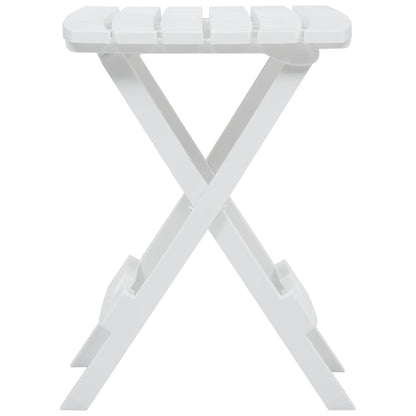 Sammenleggbart hagebord 44,5x38,5x50 cm hvit