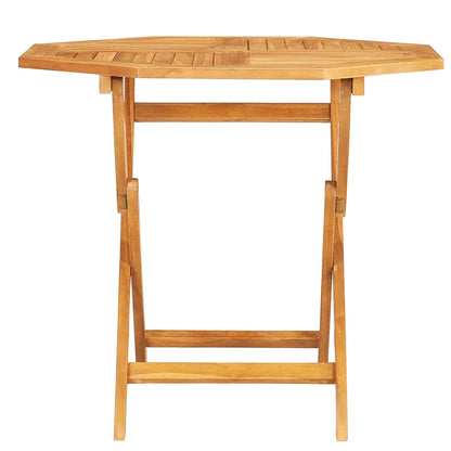 Sammenleggbart hagebord 85x85x76 cm heltre teak