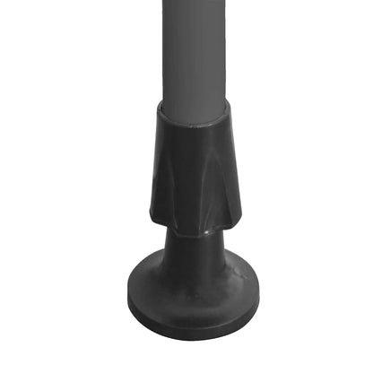 Manuell uttrekkbar markise med LED 400 cm oransje og brun