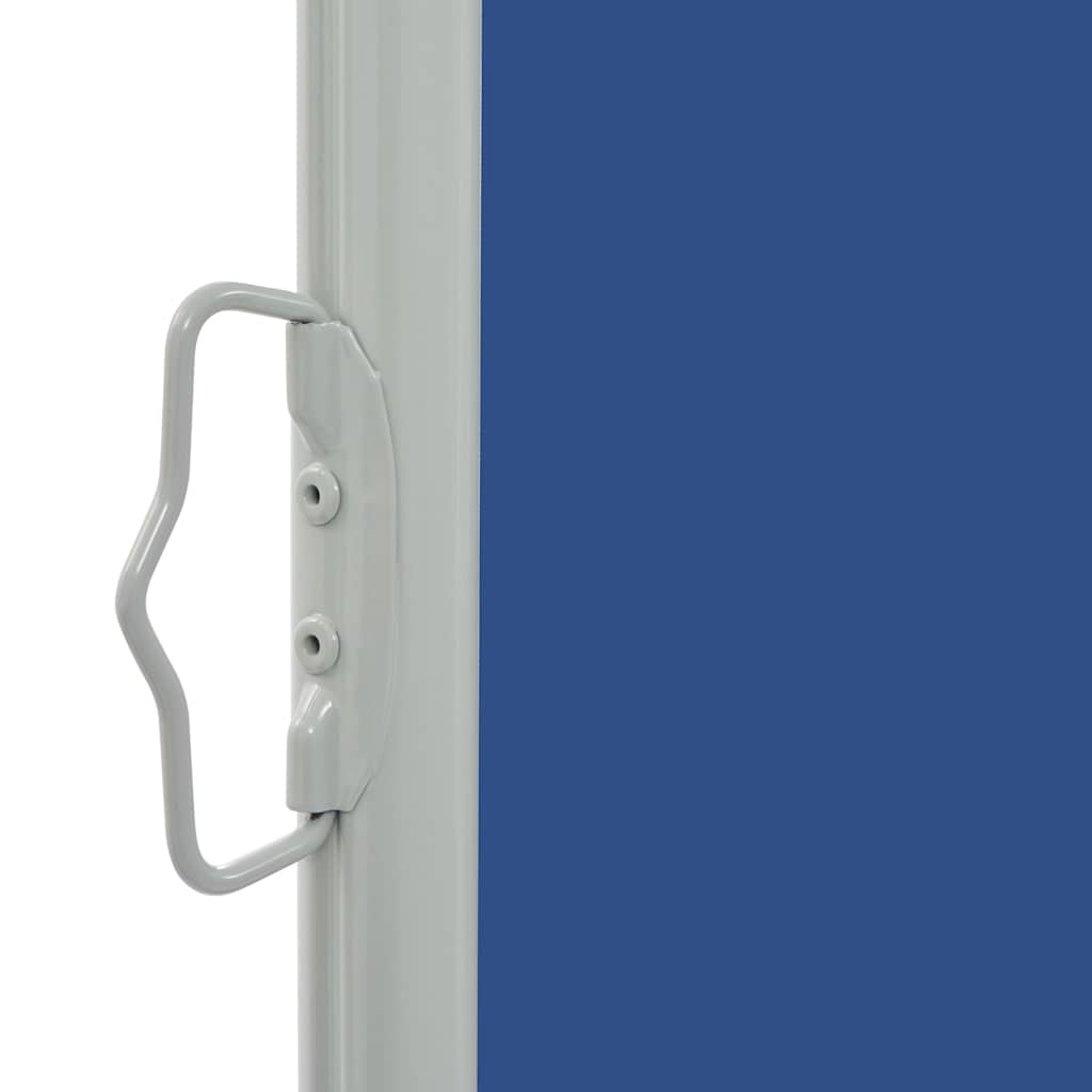 Uttrekkbar sidemarkise 140 x 300 cm blå