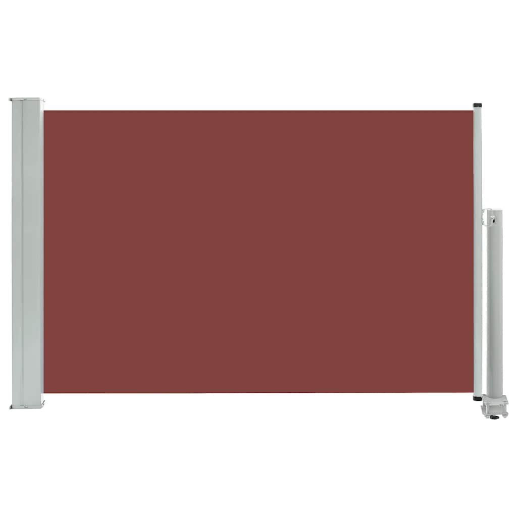 Uttrekkbar sidemarkise 60x300 cm brun