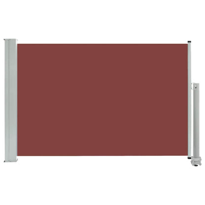 Uttrekkbar sidemarkise 60x300 cm brun