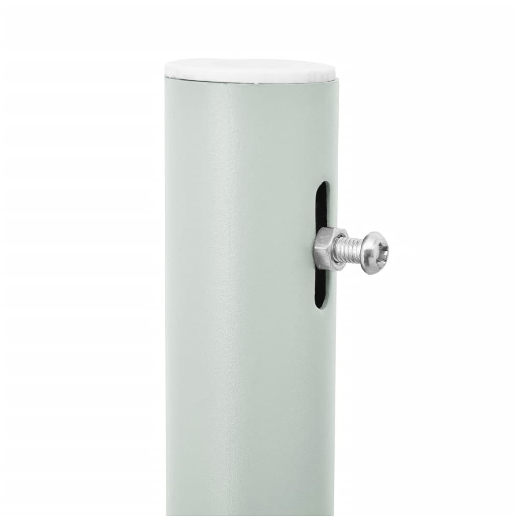 Uttrekkbar sidemarkise 100x300 cm rød
