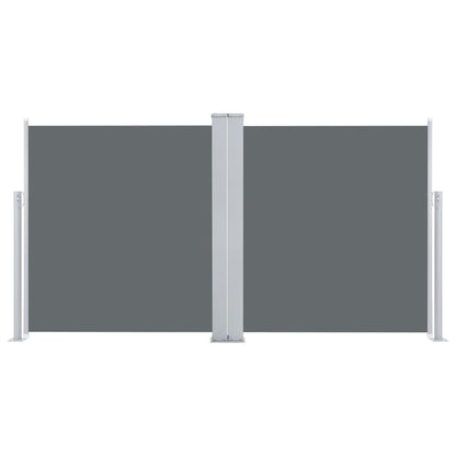 Uttrekkbar sidemarkise 120x600 cm antrasitt