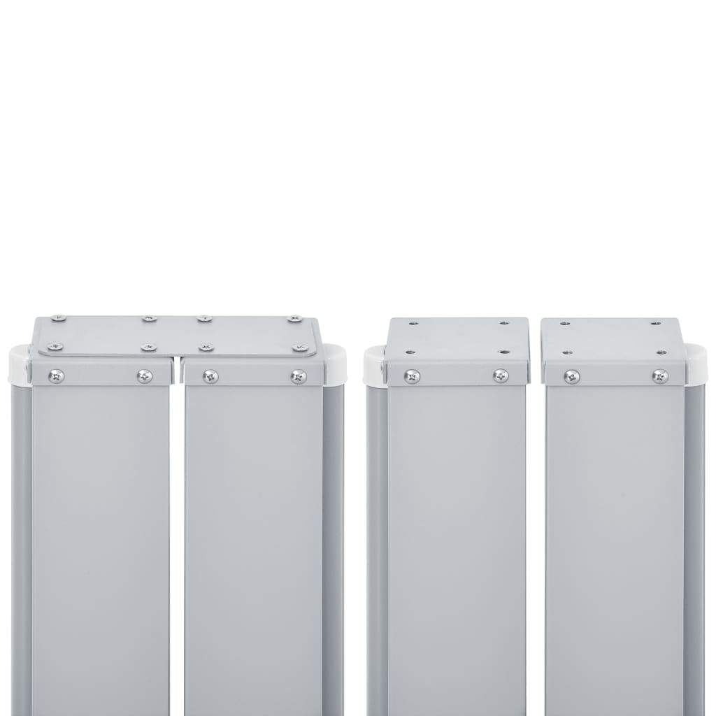 Uttrekkbar sidemarkise 120x600 cm antrasitt