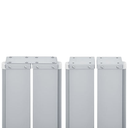 Uttrekkbar sidemarkise 120x600 cm antrasitt