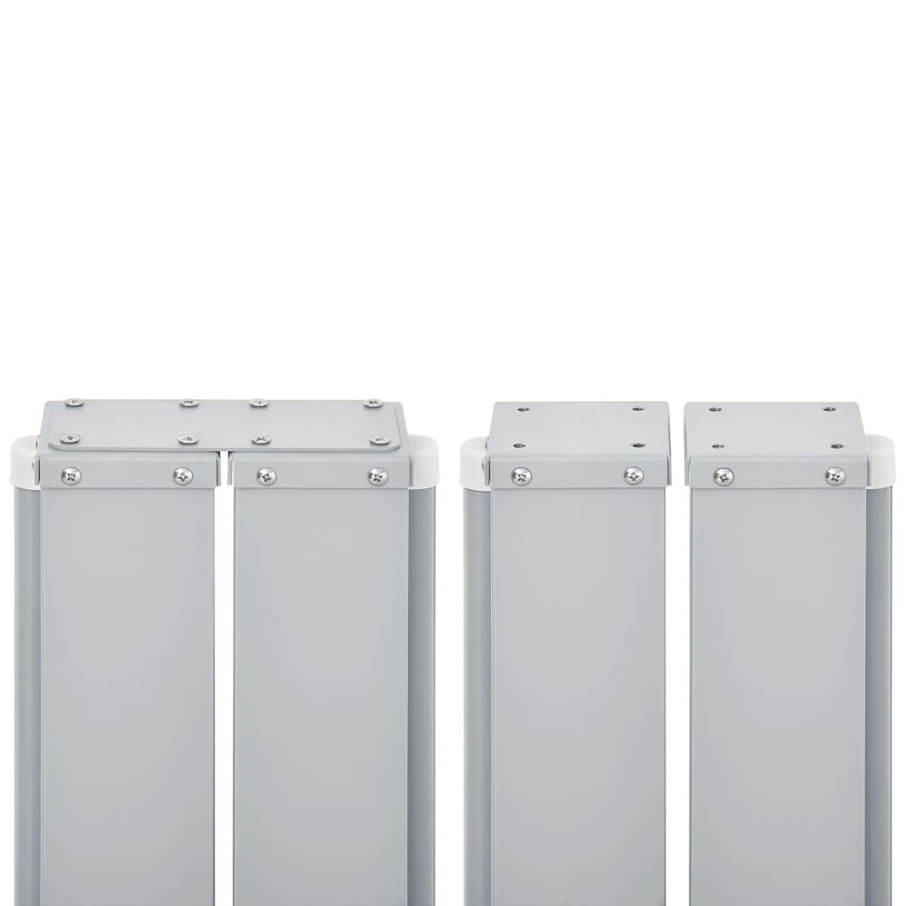 Uttrekkbar sidemarkise 100x1000 cm brun