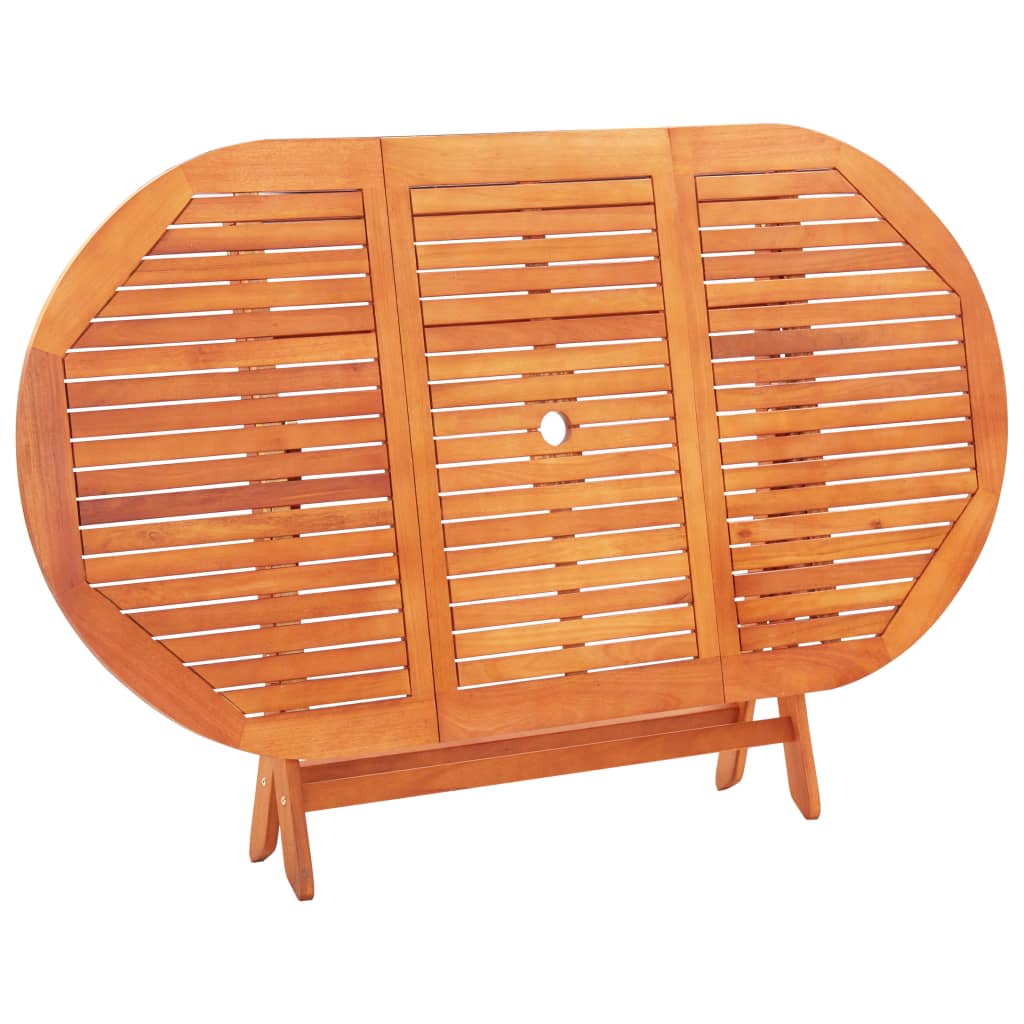 Sammenleggbart hagebord 160x85x74 cm heltre eukalyptus