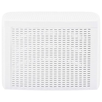 Sidebord hvit 54x54x36,5 cm plast