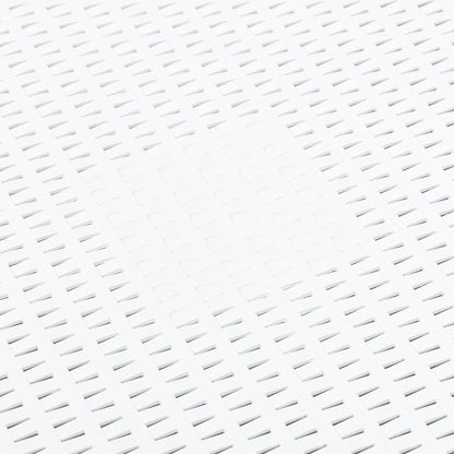 Sidebord hvit 54x54x36,5 cm plast