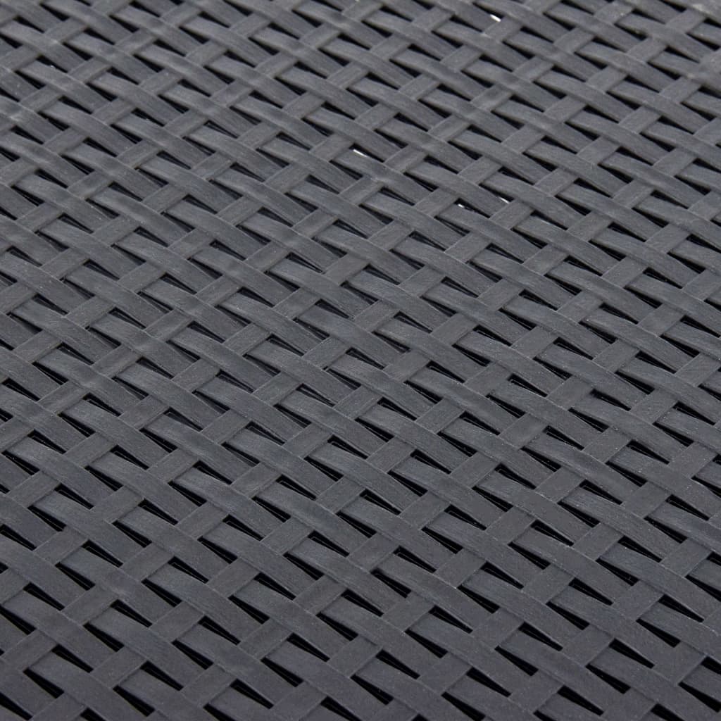 Sidebord antrasitt 54x54x36,5 cm plast