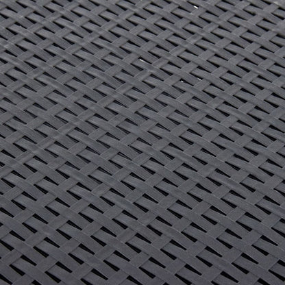 Sidebord antrasitt 54x54x36,5 cm plast