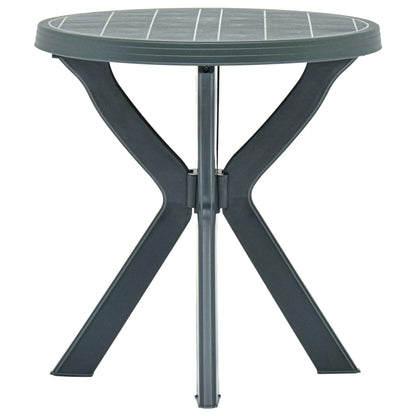 Bistrobord grønn Ø70 cm plast